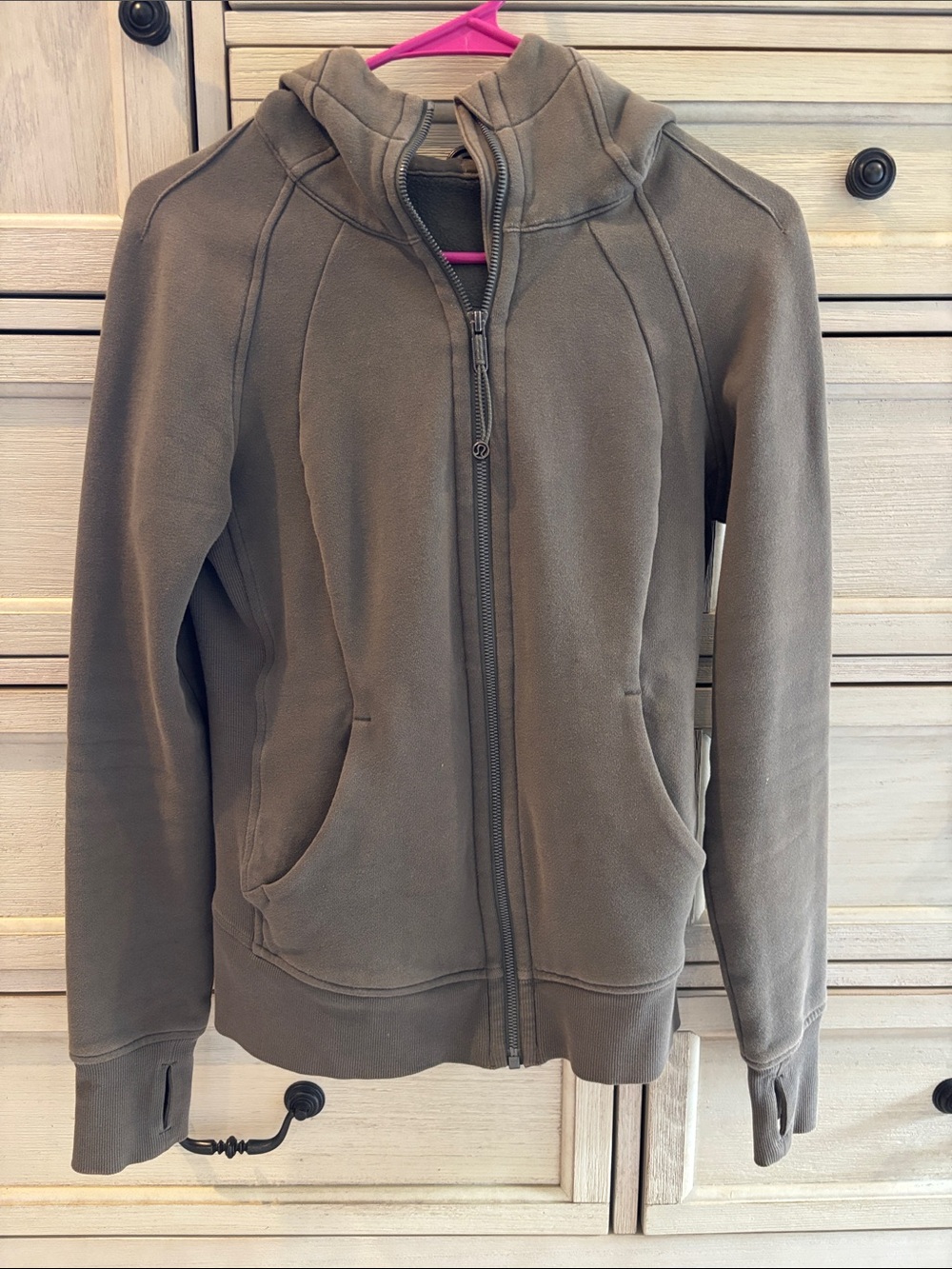 lululemon athletica Zip-Up Hoodie in Olive